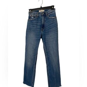 Abercrombie & Fitch Ankle Straight Ultra High Rise Jeans